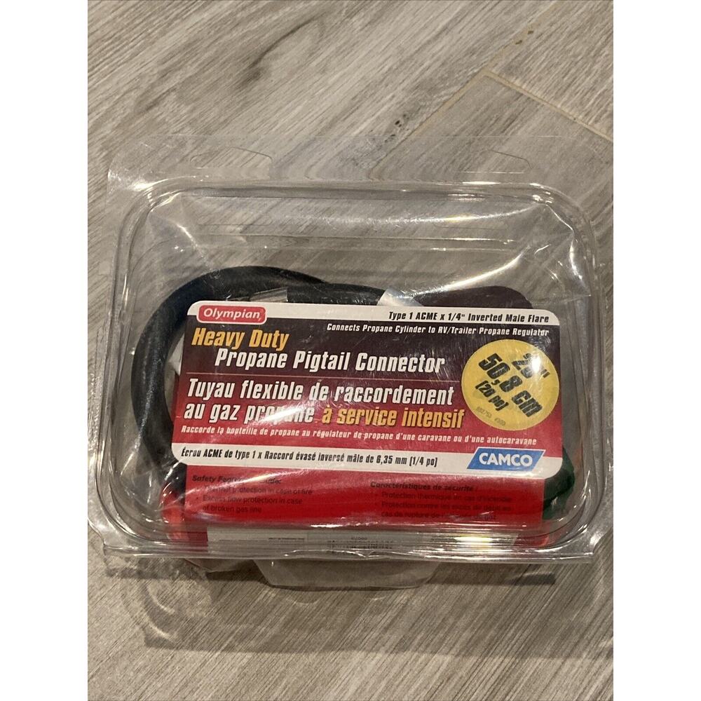 Camco 59073 20" Pigtail Propane Hose Connector - Open Box